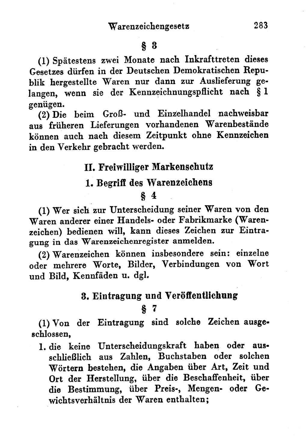 Strafgesetzbuch (StGB) und andere Strafgesetze [Deutsche Demokratische Republik (DDR)] 1956, Seite 283 (StGB Strafges. DDR 1956, S. 283)