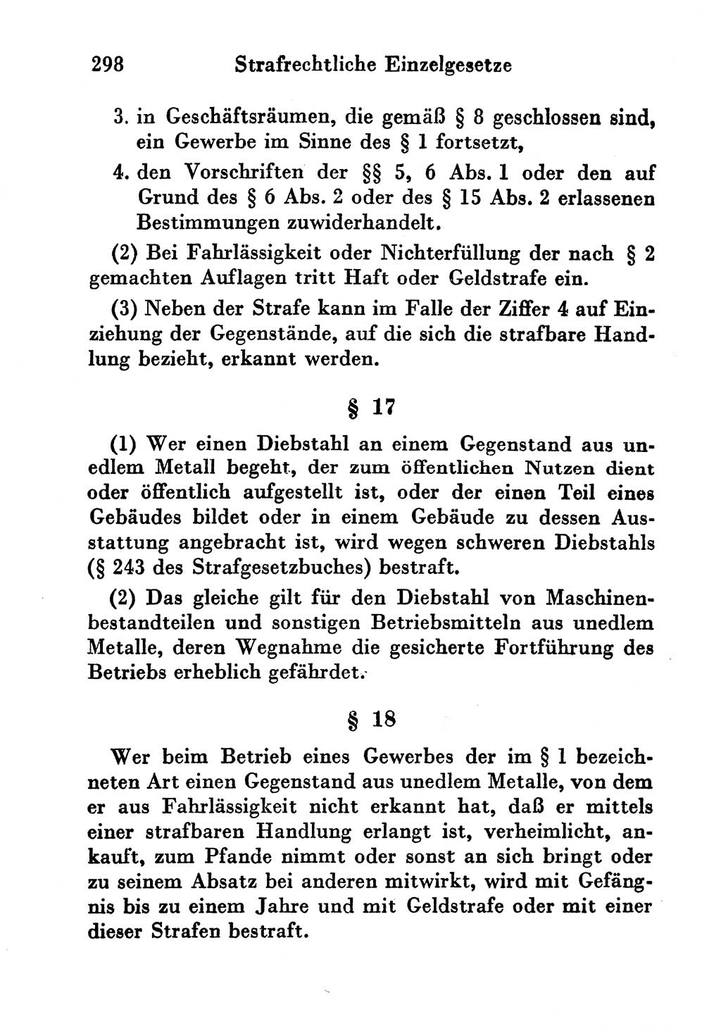 Strafgesetzbuch (StGB) und andere Strafgesetze [Deutsche Demokratische Republik (DDR)] 1956, Seite 298 (StGB Strafges. DDR 1956, S. 298)
