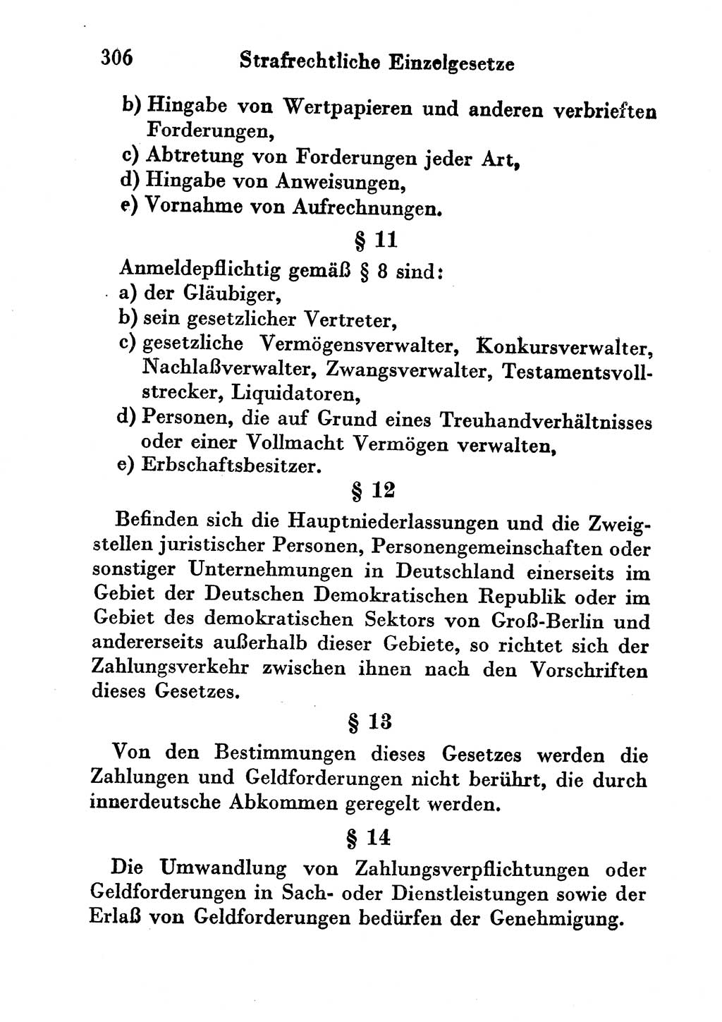 Strafgesetzbuch (StGB) und andere Strafgesetze [Deutsche Demokratische Republik (DDR)] 1956, Seite 306 (StGB Strafges. DDR 1956, S. 306)