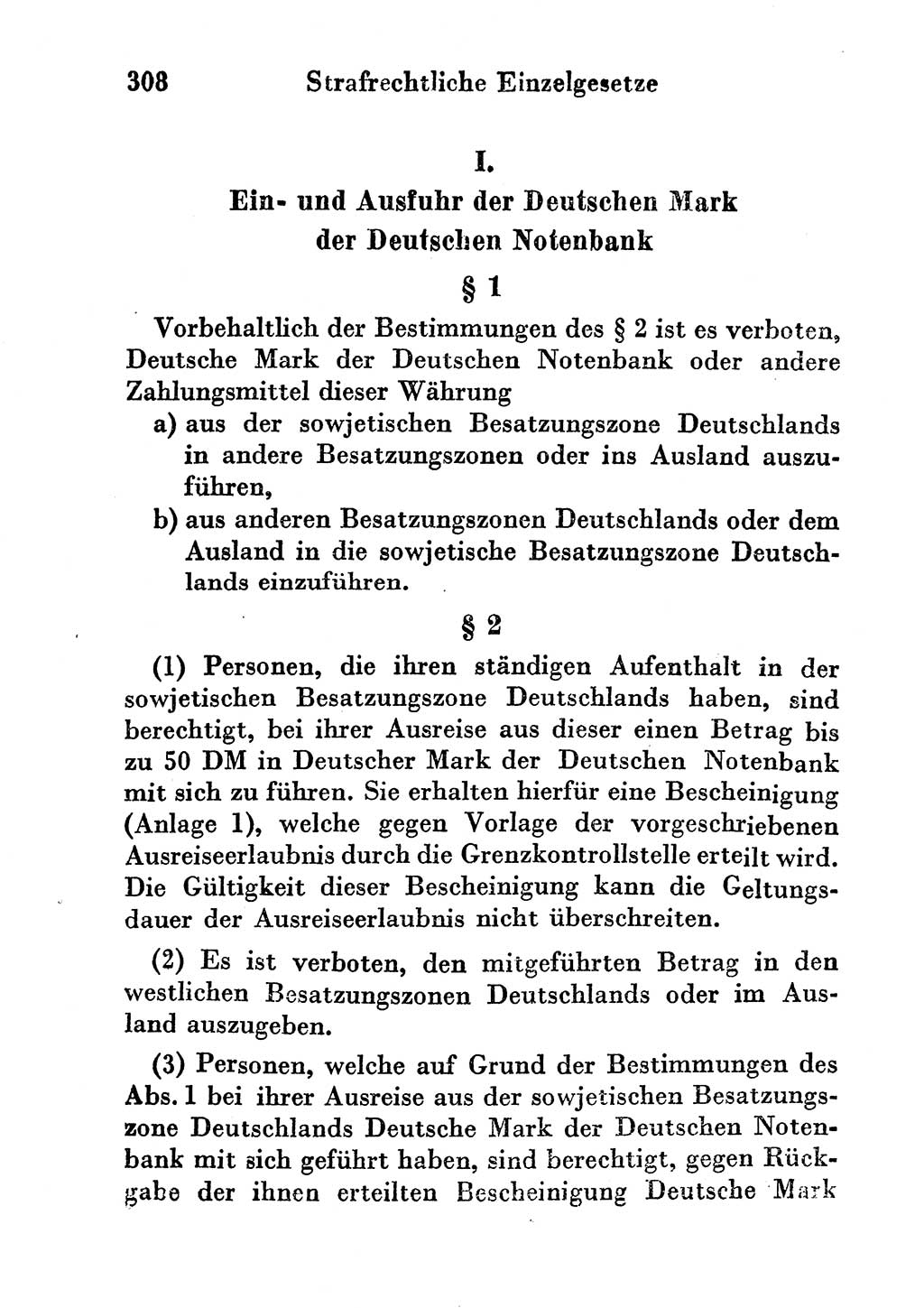 Strafgesetzbuch (StGB) und andere Strafgesetze [Deutsche Demokratische Republik (DDR)] 1956, Seite 308 (StGB Strafges. DDR 1956, S. 308)