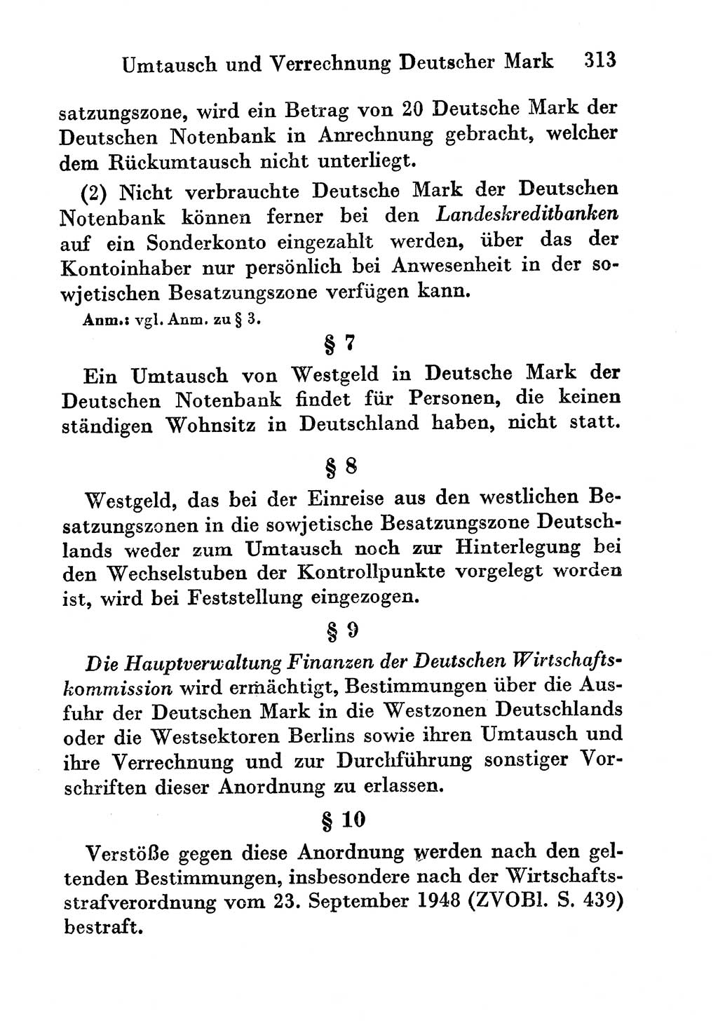 Strafgesetzbuch (StGB) und andere Strafgesetze [Deutsche Demokratische Republik (DDR)] 1956, Seite 313 (StGB Strafges. DDR 1956, S. 313)
