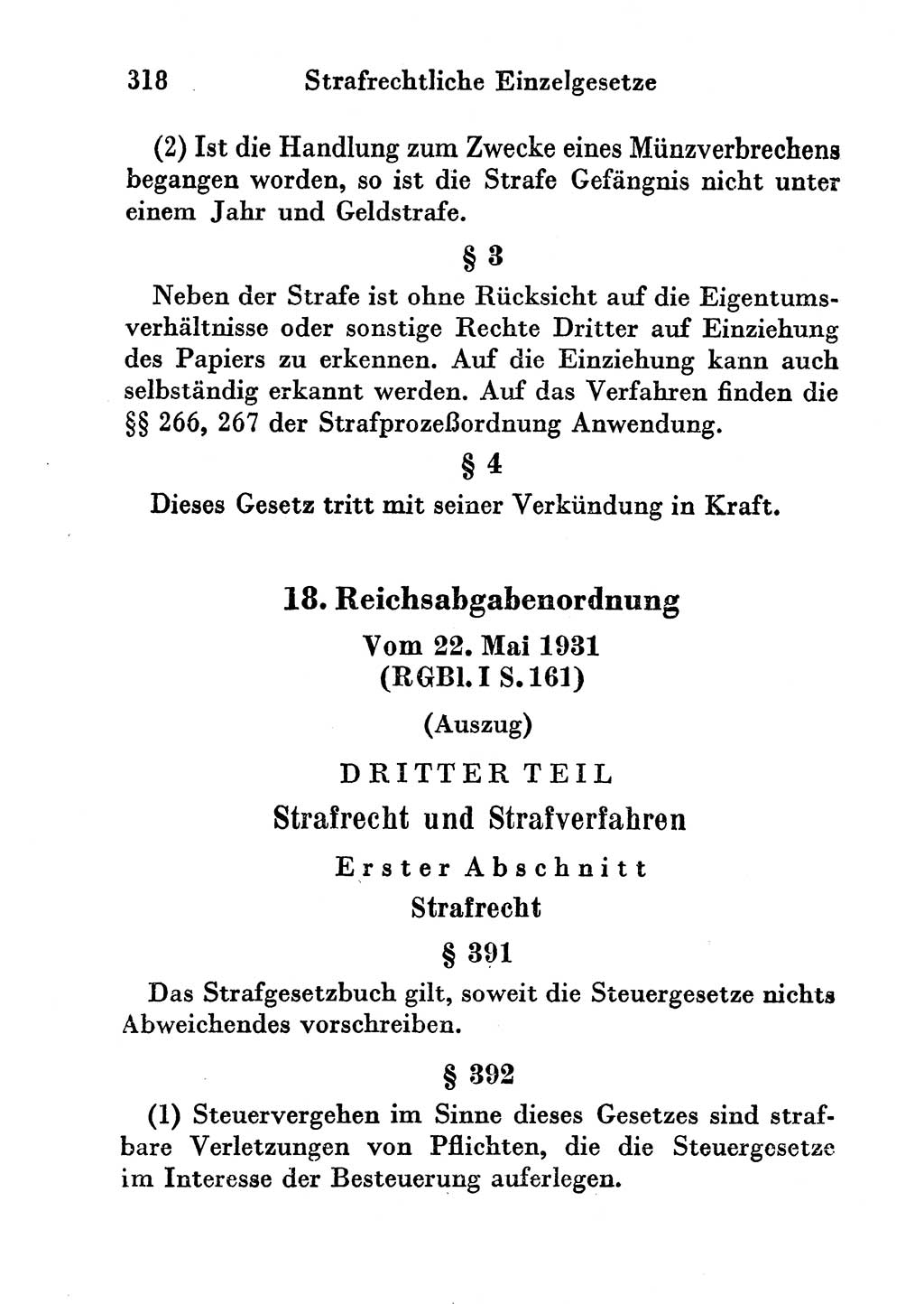 Strafgesetzbuch (StGB) und andere Strafgesetze [Deutsche Demokratische Republik (DDR)] 1956, Seite 318 (StGB Strafges. DDR 1956, S. 318)