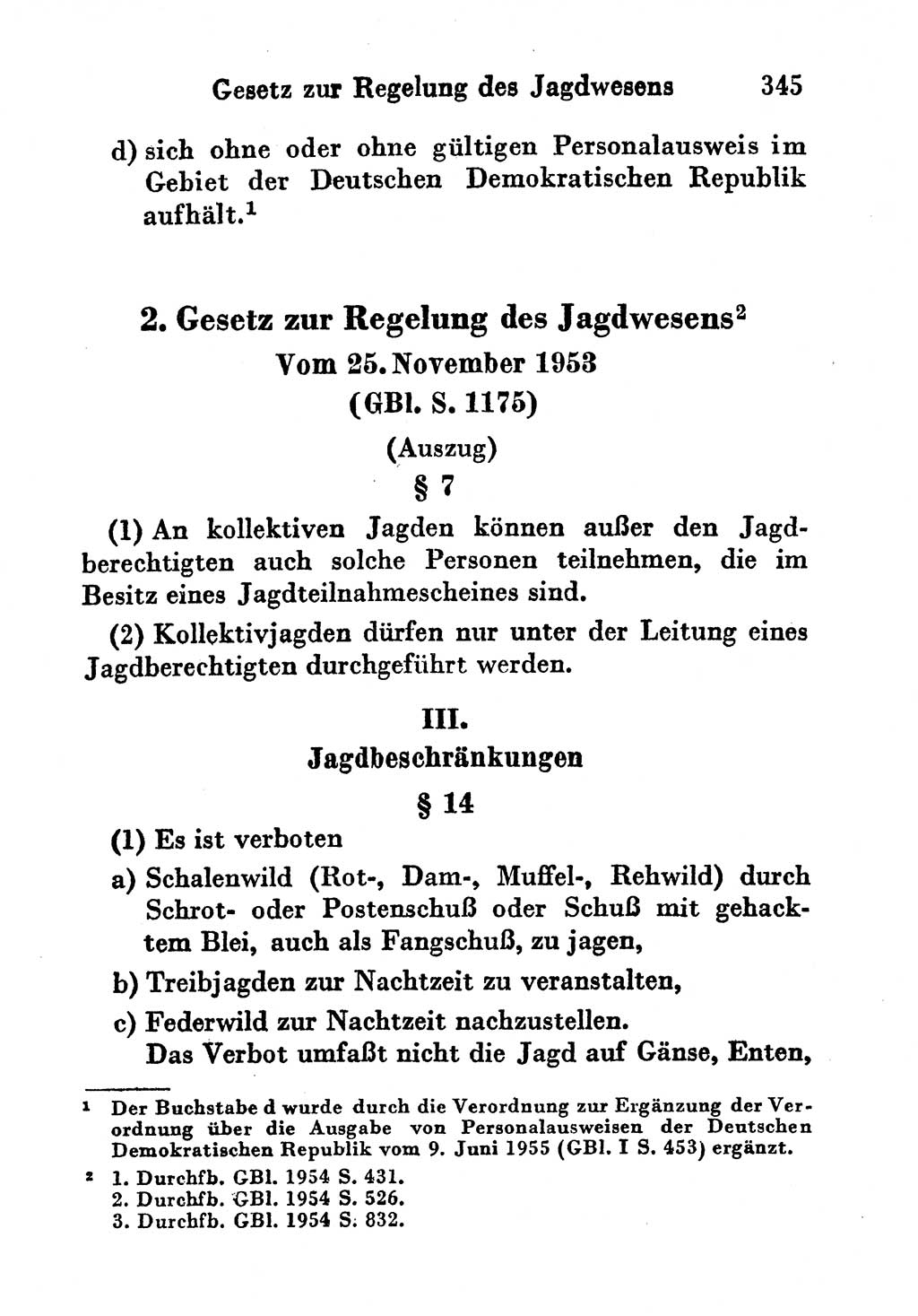 Strafgesetzbuch (StGB) und andere Strafgesetze [Deutsche Demokratische Republik (DDR)] 1956, Seite 345 (StGB Strafges. DDR 1956, S. 345)