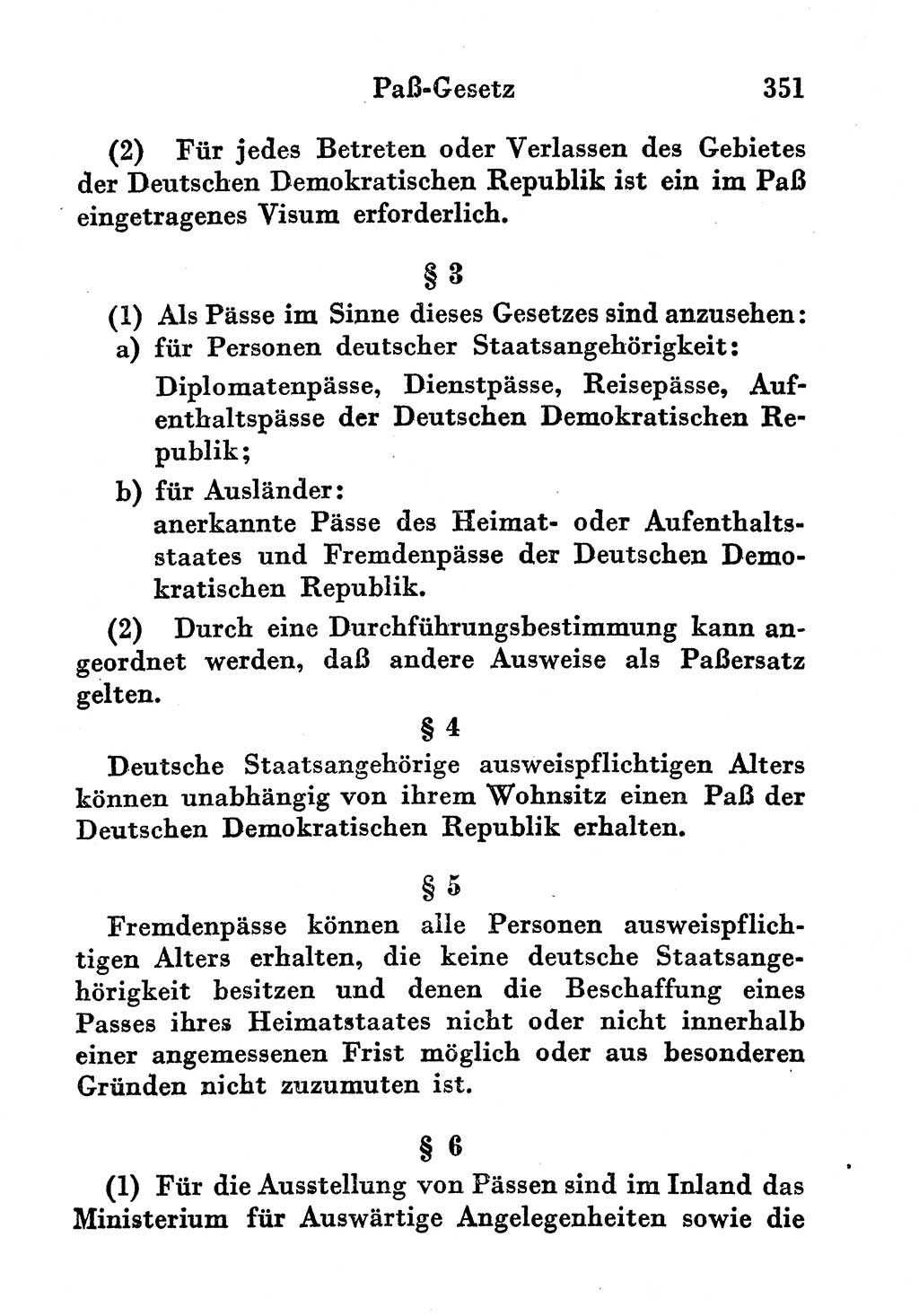 Strafgesetzbuch (StGB) und andere Strafgesetze [Deutsche Demokratische Republik (DDR)] 1956, Seite 351 (StGB Strafges. DDR 1956, S. 351)