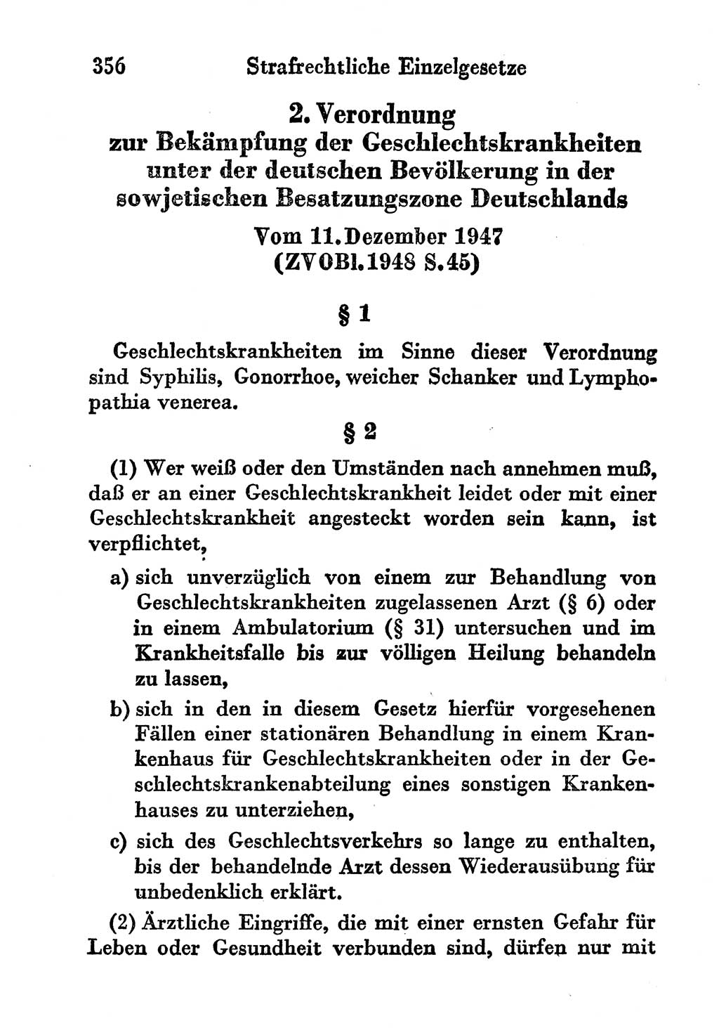 Strafgesetzbuch (StGB) und andere Strafgesetze [Deutsche Demokratische Republik (DDR)] 1956, Seite 356 (StGB Strafges. DDR 1956, S. 356)