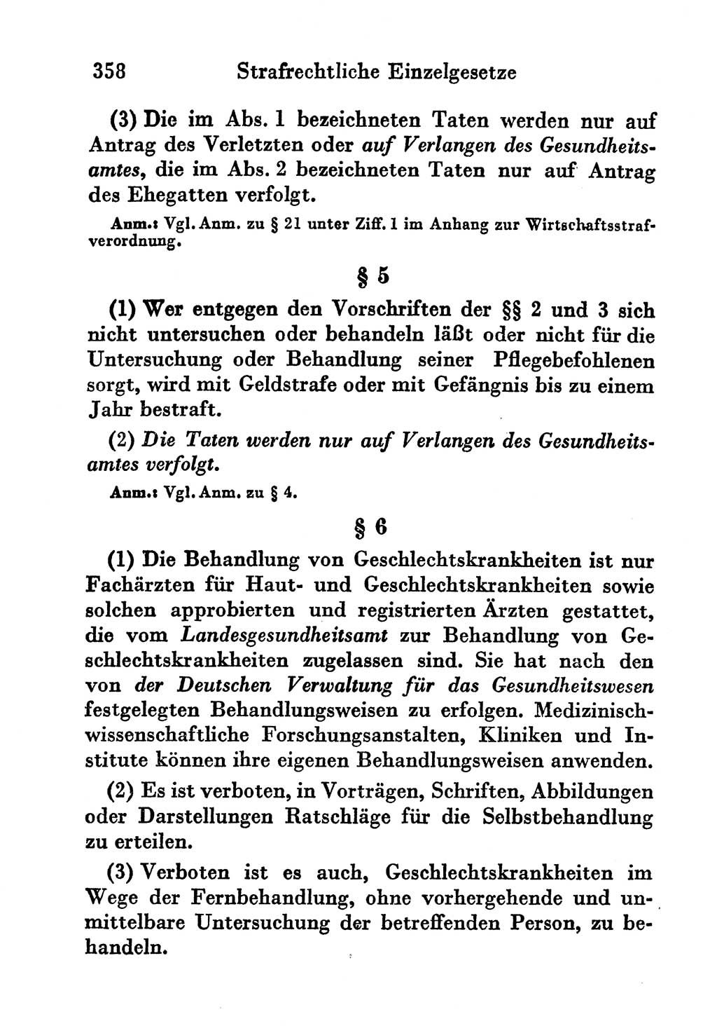 Strafgesetzbuch (StGB) und andere Strafgesetze [Deutsche Demokratische Republik (DDR)] 1956, Seite 358 (StGB Strafges. DDR 1956, S. 358)