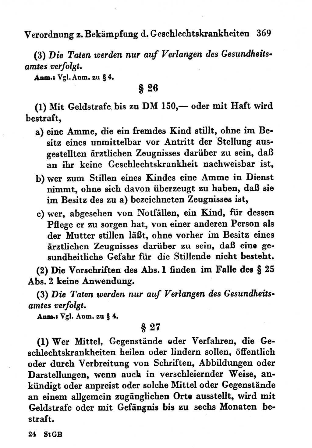 Strafgesetzbuch (StGB) und andere Strafgesetze [Deutsche Demokratische Republik (DDR)] 1956, Seite 369 (StGB Strafges. DDR 1956, S. 369)