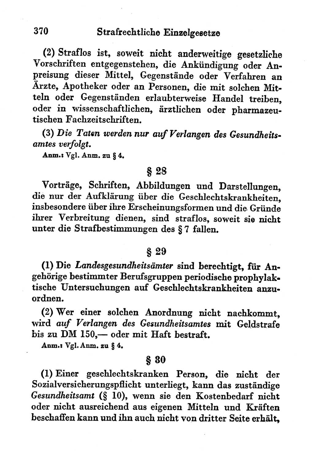 Strafgesetzbuch (StGB) und andere Strafgesetze [Deutsche Demokratische Republik (DDR)] 1956, Seite 370 (StGB Strafges. DDR 1956, S. 370)