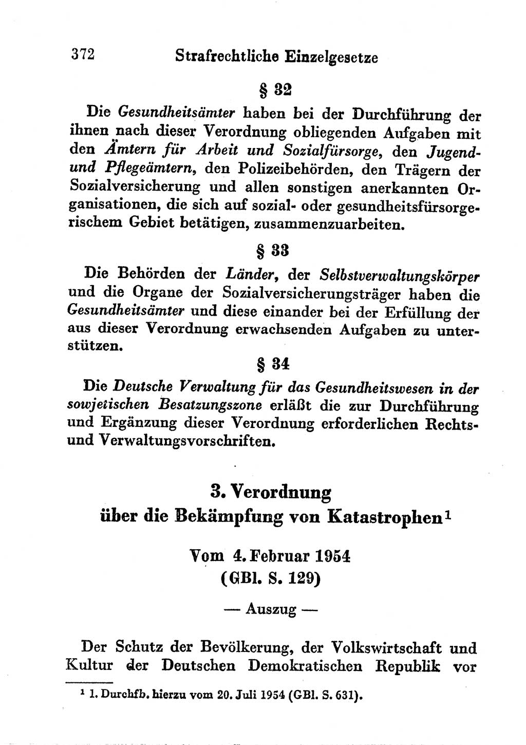 Strafgesetzbuch (StGB) und andere Strafgesetze [Deutsche Demokratische Republik (DDR)] 1956, Seite 372 (StGB Strafges. DDR 1956, S. 372)