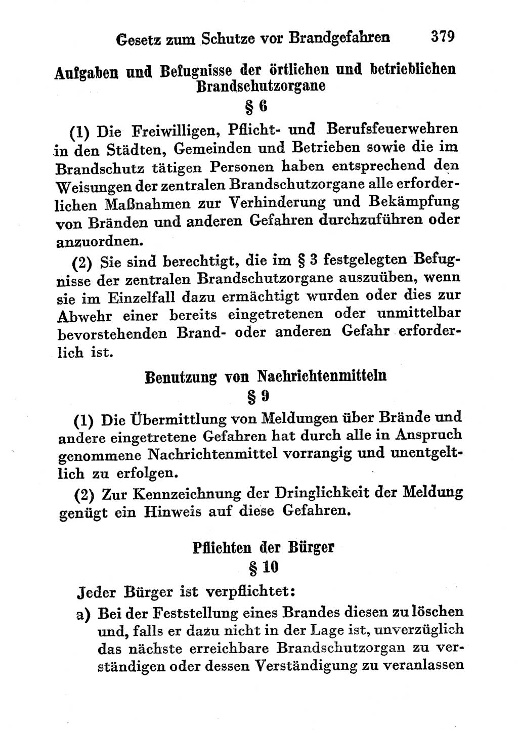 Strafgesetzbuch (StGB) und andere Strafgesetze [Deutsche Demokratische Republik (DDR)] 1956, Seite 379 (StGB Strafges. DDR 1956, S. 379)