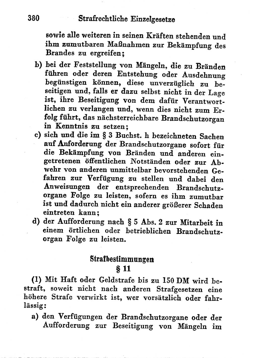 Strafgesetzbuch (StGB) und andere Strafgesetze [Deutsche Demokratische Republik (DDR)] 1956, Seite 380 (StGB Strafges. DDR 1956, S. 380)