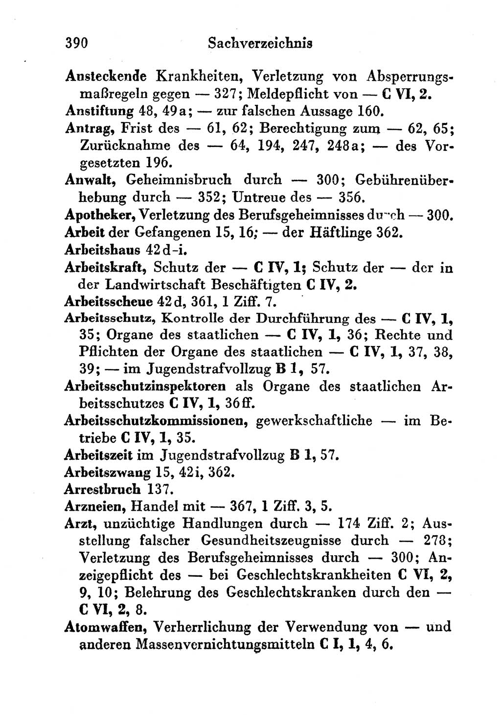Strafgesetzbuch (StGB) und andere Strafgesetze [Deutsche Demokratische Republik (DDR)] 1956, Seite 390 (StGB Strafges. DDR 1956, S. 390)