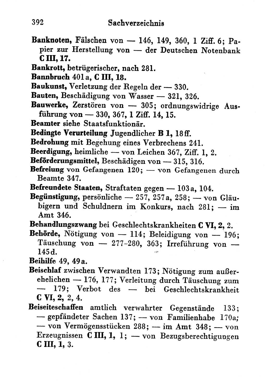 Strafgesetzbuch (StGB) und andere Strafgesetze [Deutsche Demokratische Republik (DDR)] 1956, Seite 392 (StGB Strafges. DDR 1956, S. 392)