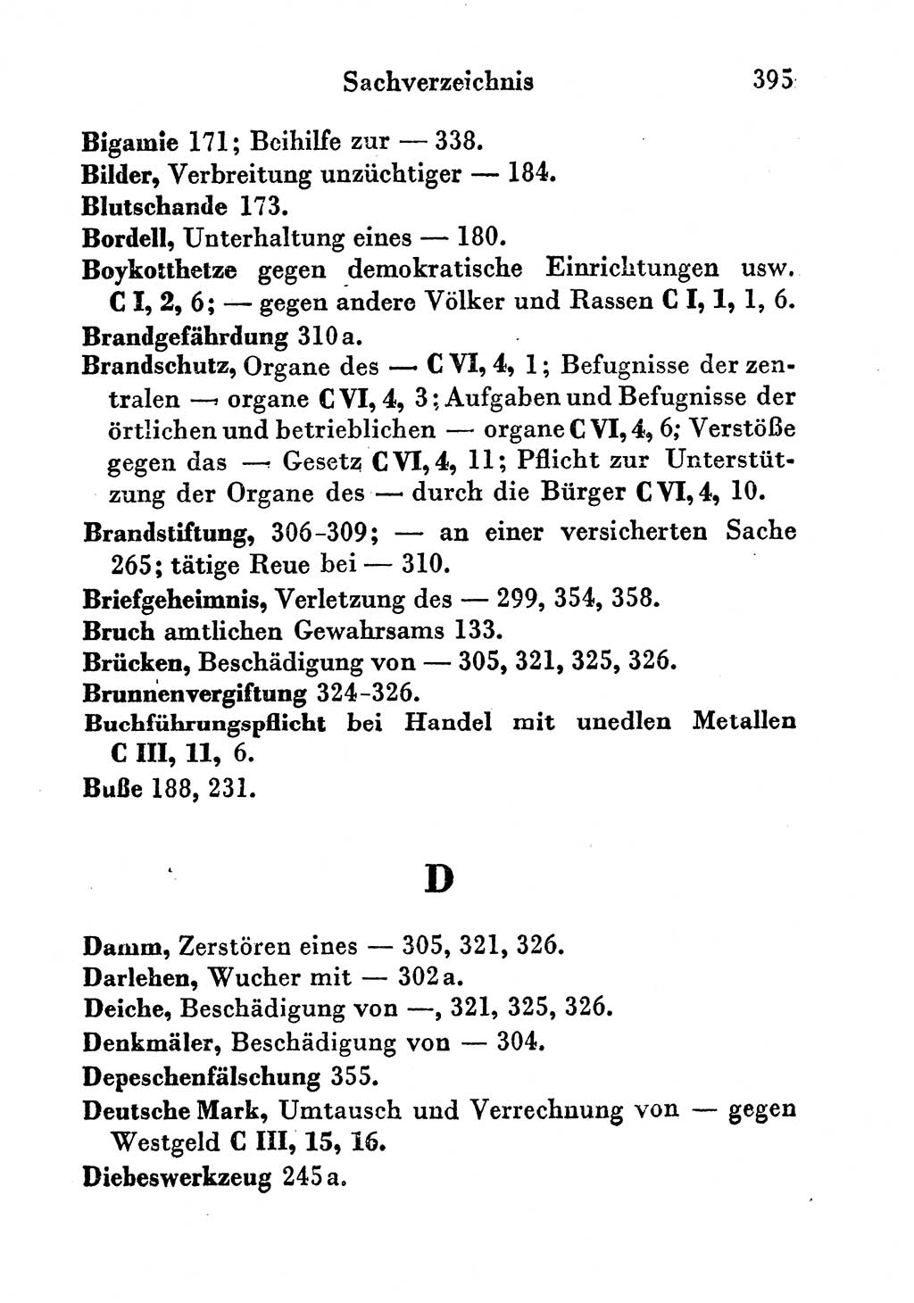 Strafgesetzbuch (StGB) und andere Strafgesetze [Deutsche Demokratische Republik (DDR)] 1956, Seite 395 (StGB Strafges. DDR 1956, S. 395)