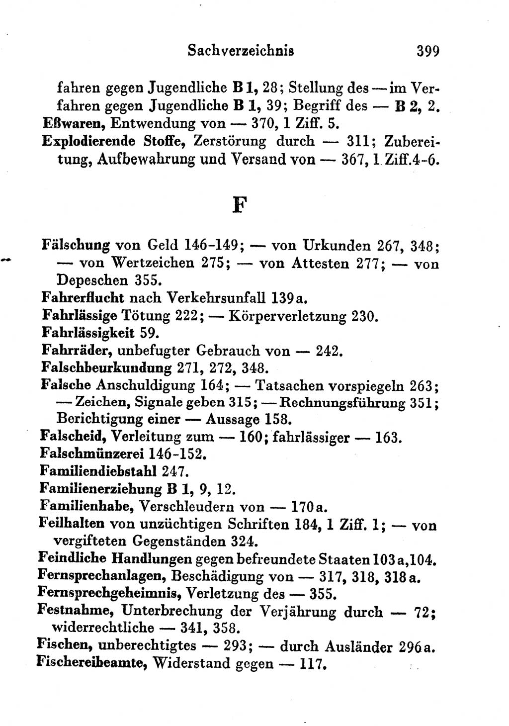 Strafgesetzbuch (StGB) und andere Strafgesetze [Deutsche Demokratische Republik (DDR)] 1956, Seite 399 (StGB Strafges. DDR 1956, S. 399)