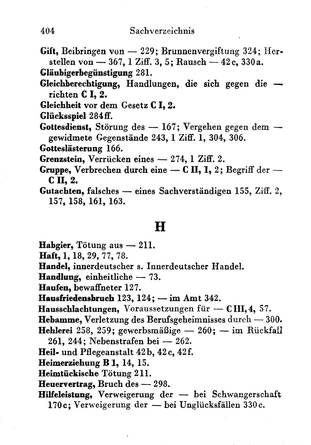 Strafgesetzbuch (StGB) und andere Strafgesetze [Deutsche Demokratische Republik (DDR)] 1956, Seite 404 (StGB Strafges. DDR 1956, S. 404)