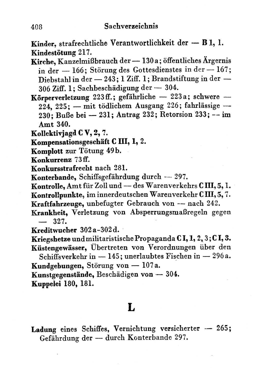 Strafgesetzbuch (StGB) und andere Strafgesetze [Deutsche Demokratische Republik (DDR)] 1956, Seite 408 (StGB Strafges. DDR 1956, S. 408)