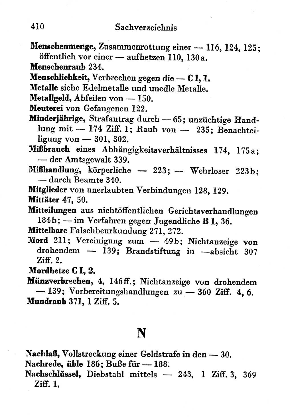 Strafgesetzbuch (StGB) und andere Strafgesetze [Deutsche Demokratische Republik (DDR)] 1956, Seite 410 (StGB Strafges. DDR 1956, S. 410)