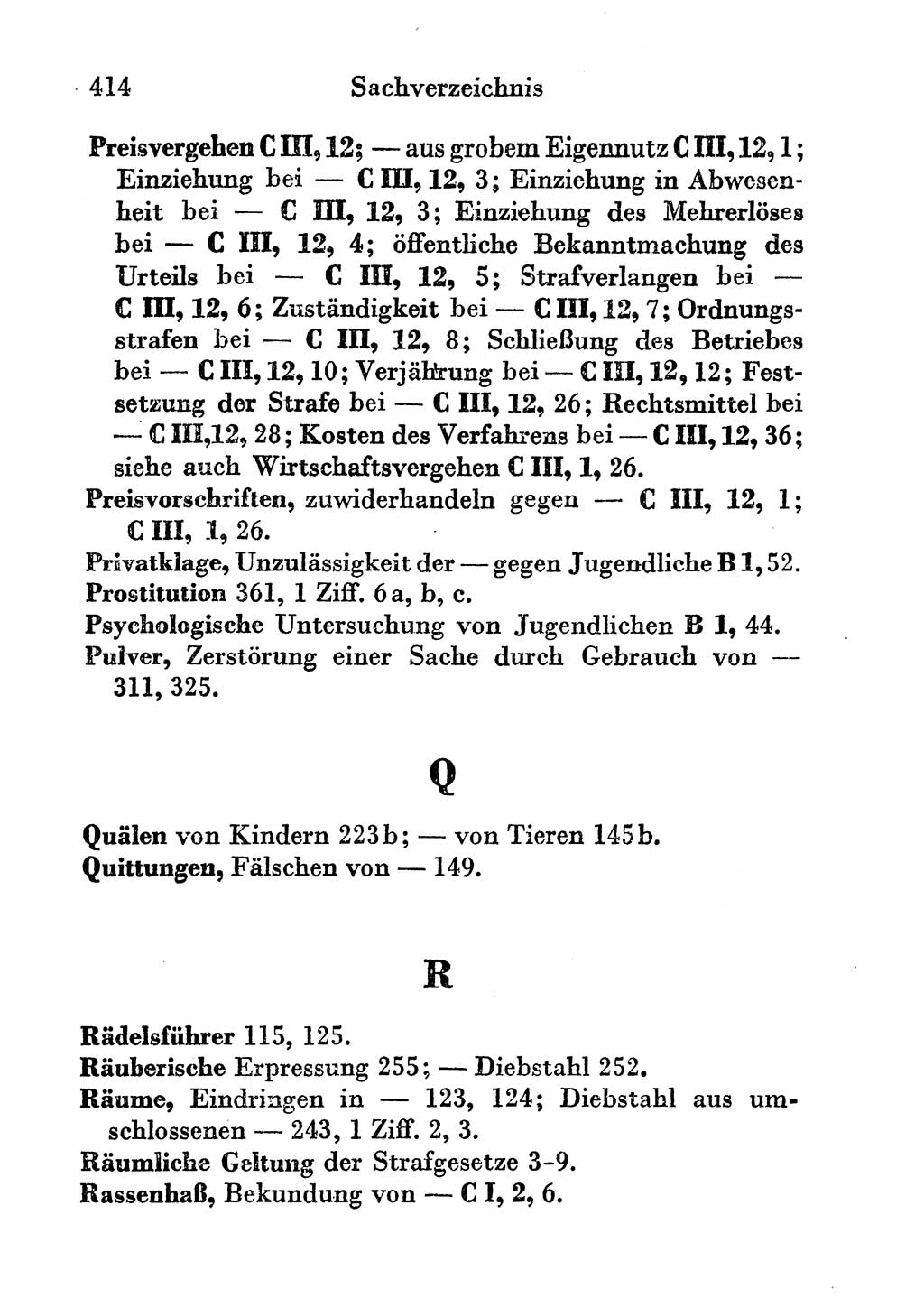 Strafgesetzbuch (StGB) und andere Strafgesetze [Deutsche Demokratische Republik (DDR)] 1956, Seite 414 (StGB Strafges. DDR 1956, S. 414)
