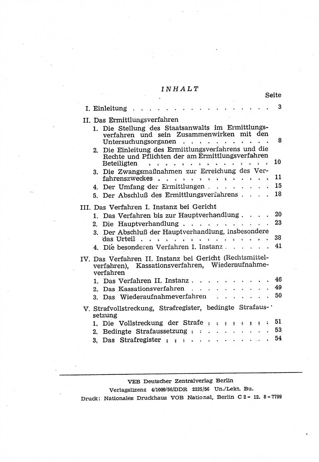 Strafverfahren in der Deutschen Demokratischen Republik (DDR) und seine demokratischen Prinzipien 1956, Seite 2 (Str.-Verf. DDR 1956, S. 2)