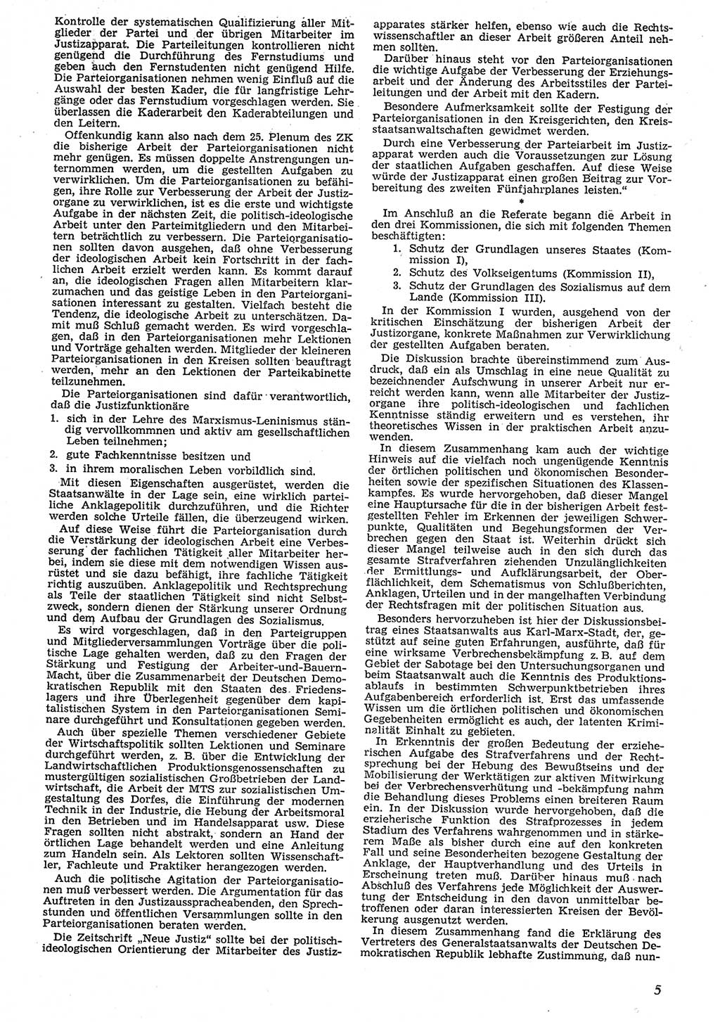 Neue Justiz (NJ), Zeitschrift für Recht und Rechtswissenschaft [Deutsche Demokratische Republik (DDR)], 10. Jahrgang 1956, Seite 5 (NJ DDR 1956, S. 5)