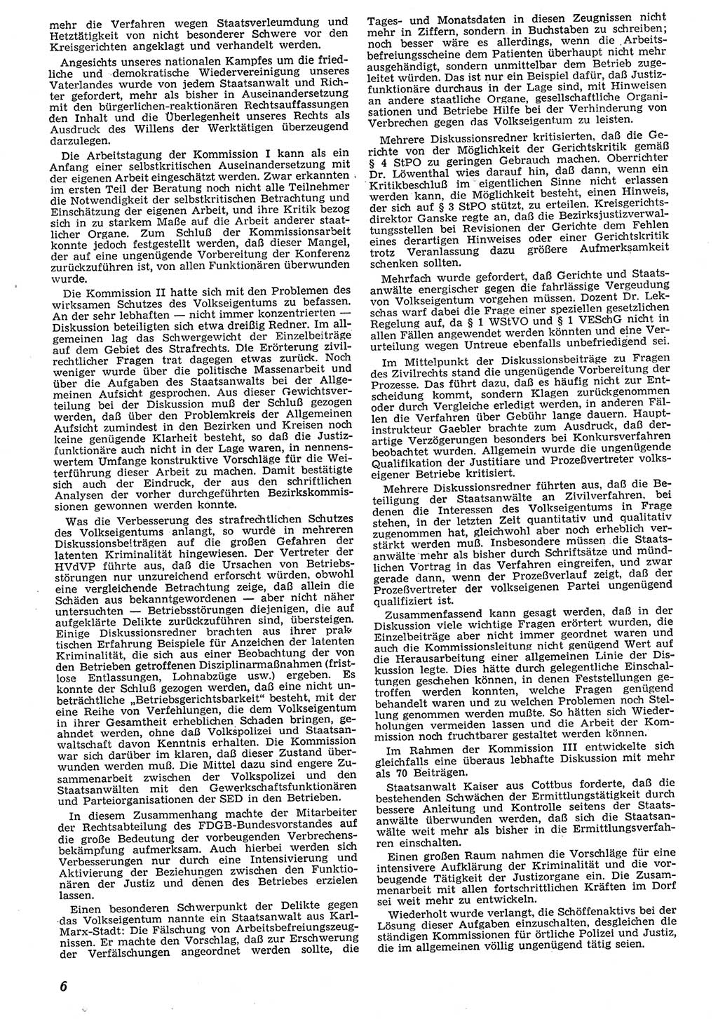 Neue Justiz (NJ), Zeitschrift für Recht und Rechtswissenschaft [Deutsche Demokratische Republik (DDR)], 10. Jahrgang 1956, Seite 6 (NJ DDR 1956, S. 6)
