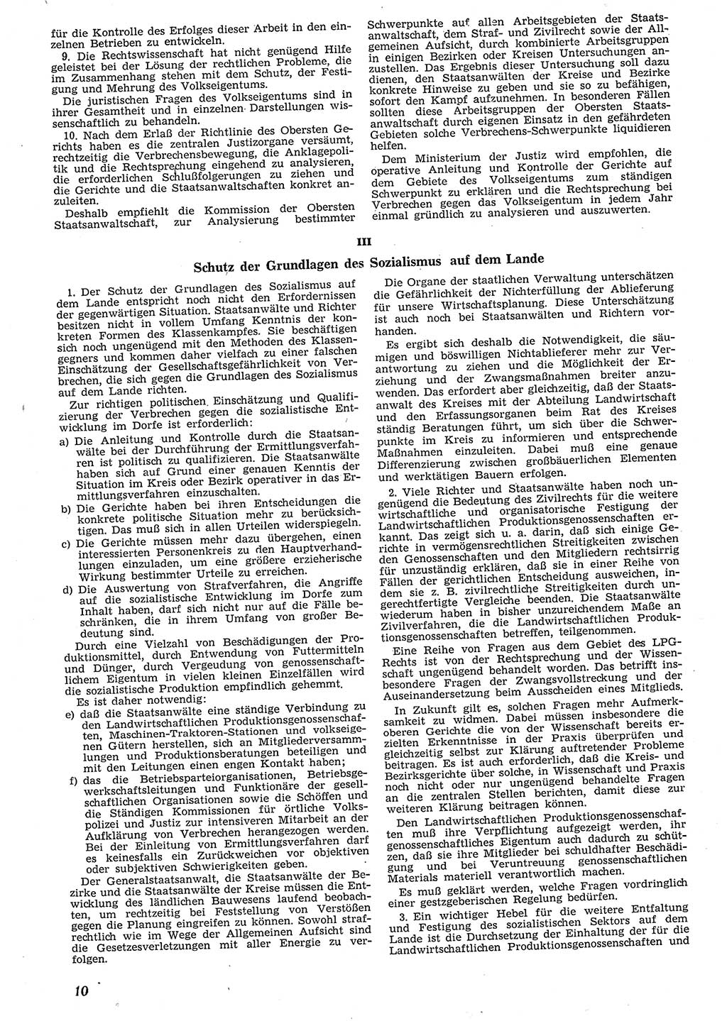 Neue Justiz (NJ), Zeitschrift für Recht und Rechtswissenschaft [Deutsche Demokratische Republik (DDR)], 10. Jahrgang 1956, Seite 10 (NJ DDR 1956, S. 10)