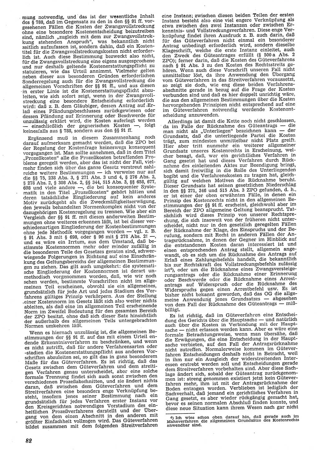 Neue Justiz (NJ), Zeitschrift für Recht und Rechtswissenschaft [Deutsche Demokratische Republik (DDR)], 10. Jahrgang 1956, Seite 82 (NJ DDR 1956, S. 82)