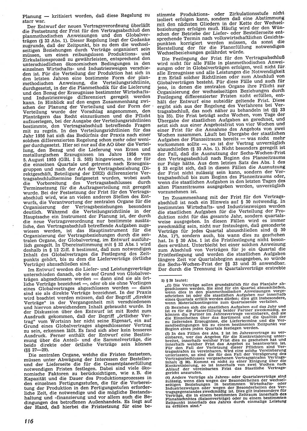 Neue Justiz (NJ), Zeitschrift für Recht und Rechtswissenschaft [Deutsche Demokratische Republik (DDR)], 10. Jahrgang 1956, Seite 116 (NJ DDR 1956, S. 116)