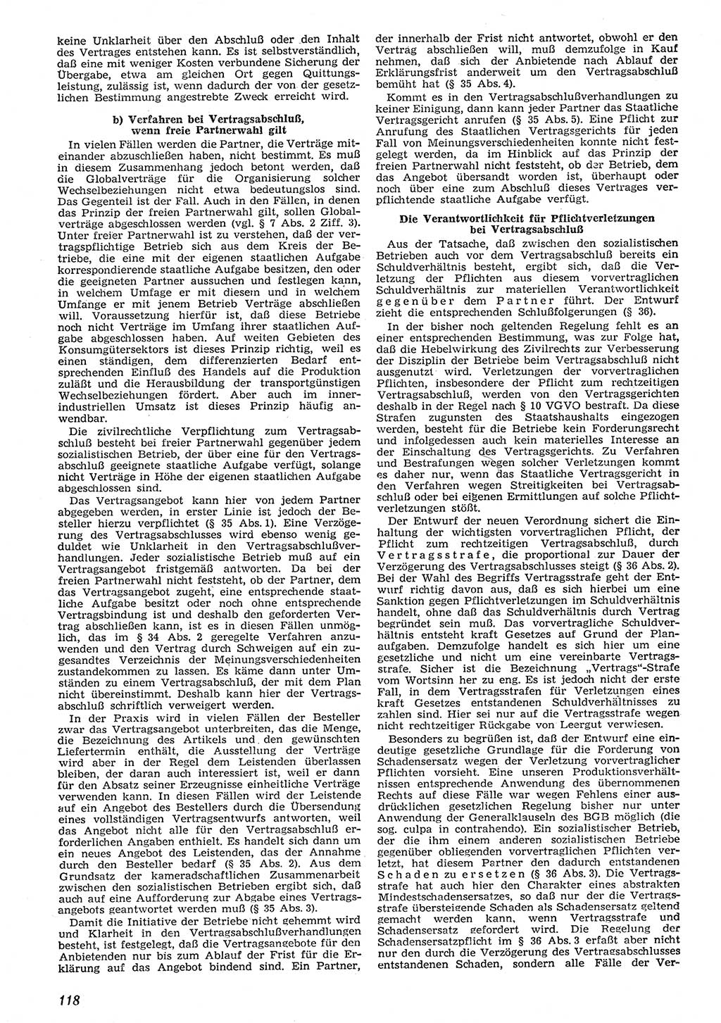 Neue Justiz (NJ), Zeitschrift für Recht und Rechtswissenschaft [Deutsche Demokratische Republik (DDR)], 10. Jahrgang 1956, Seite 118 (NJ DDR 1956, S. 118)