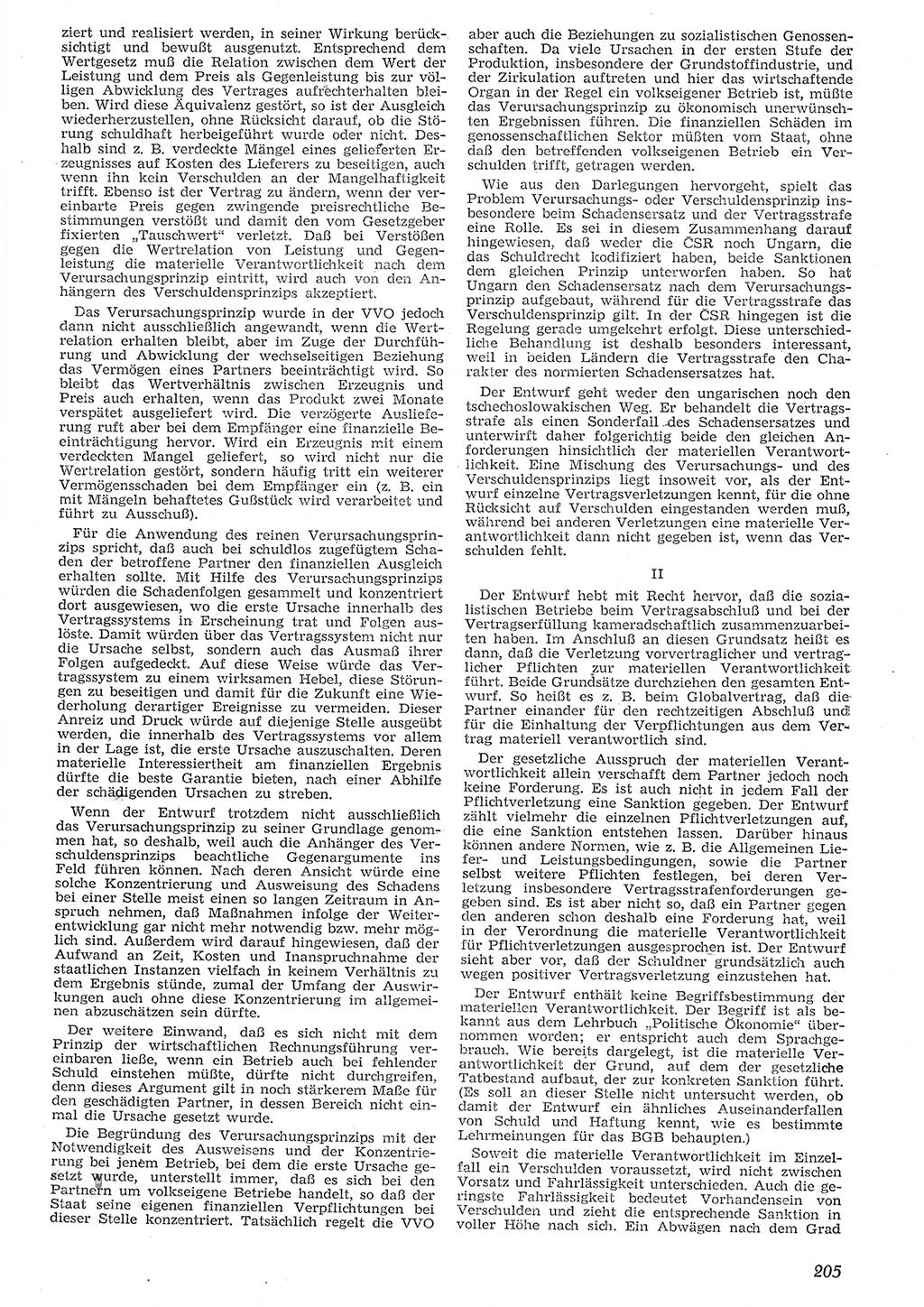 Neue Justiz (NJ), Zeitschrift für Recht und Rechtswissenschaft [Deutsche Demokratische Republik (DDR)], 10. Jahrgang 1956, Seite 205 (NJ DDR 1956, S. 205)