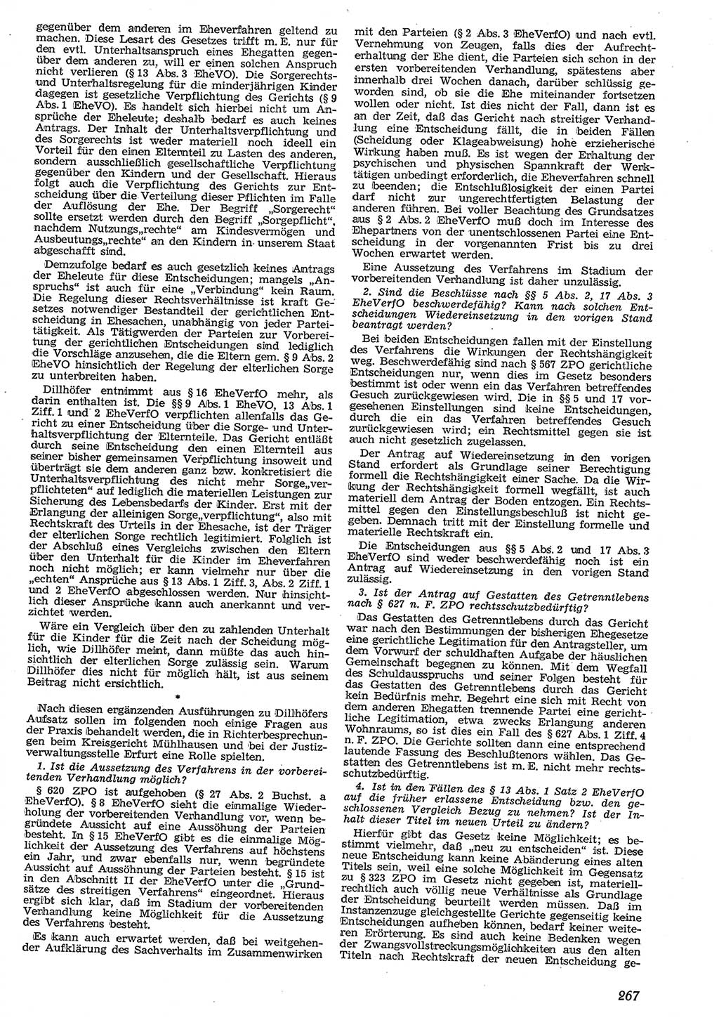 Neue Justiz (NJ), Zeitschrift für Recht und Rechtswissenschaft [Deutsche Demokratische Republik (DDR)], 10. Jahrgang 1956, Seite 267 (NJ DDR 1956, S. 267)