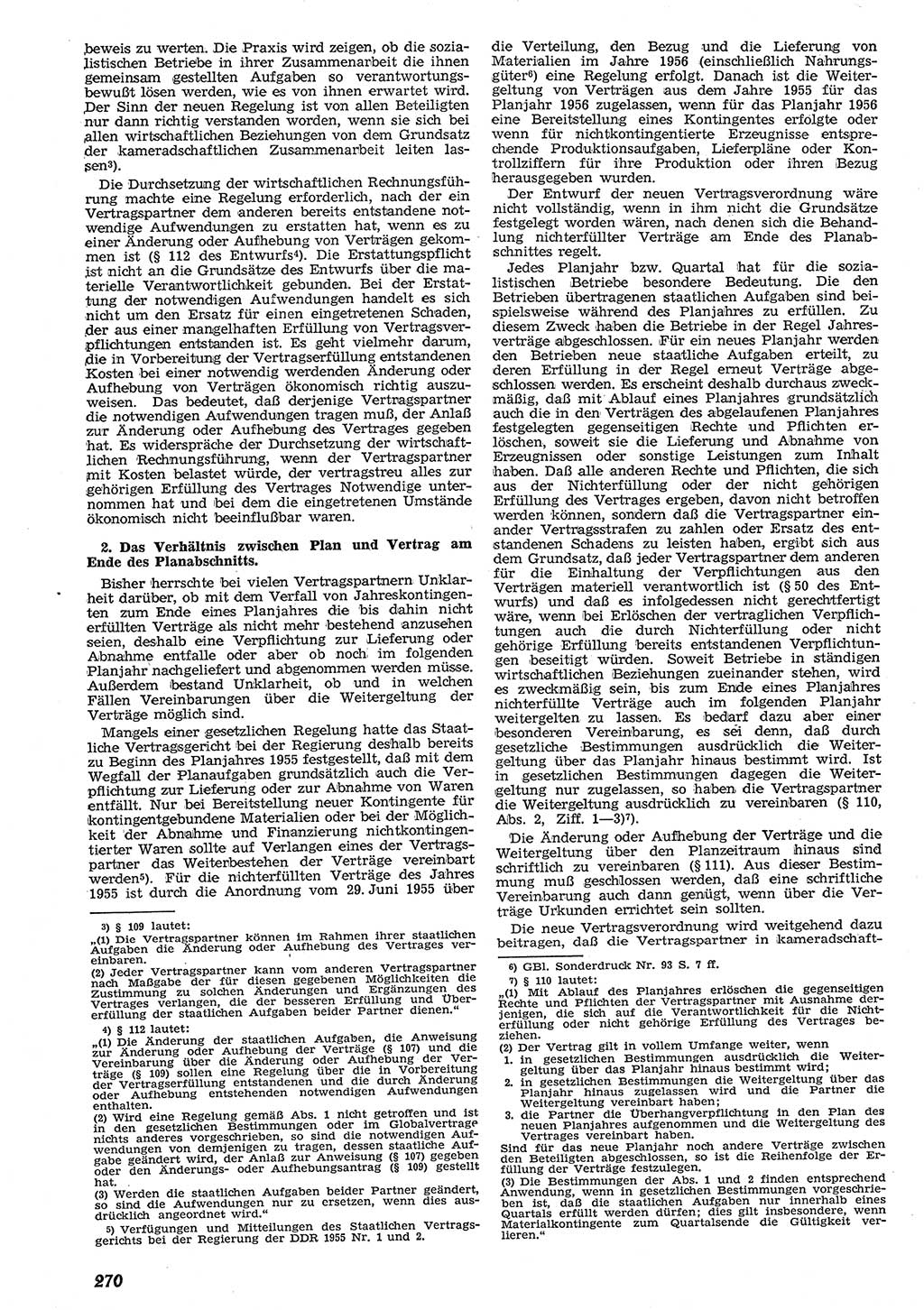 Neue Justiz (NJ), Zeitschrift für Recht und Rechtswissenschaft [Deutsche Demokratische Republik (DDR)], 10. Jahrgang 1956, Seite 270 (NJ DDR 1956, S. 270)