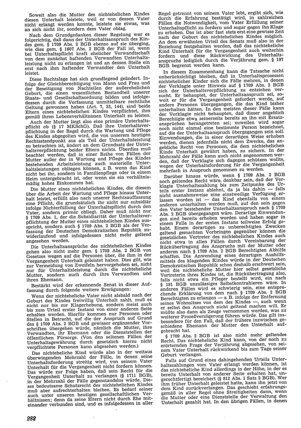 Neue Justiz (NJ), Zeitschrift für Recht und Rechtswissenschaft [Deutsche Demokratische Republik (DDR)], 10. Jahrgang 1956, Seite 282 (NJ DDR 1956, S. 282)