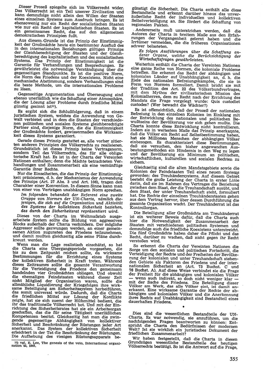 Neue Justiz (NJ), Zeitschrift für Recht und Rechtswissenschaft [Deutsche Demokratische Republik (DDR)], 10. Jahrgang 1956, Seite 355 (NJ DDR 1956, S. 355)