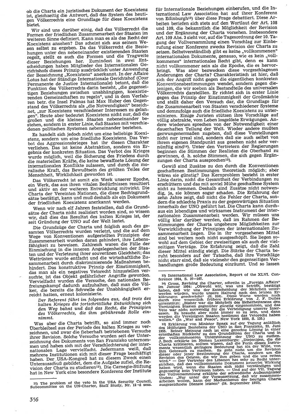 Neue Justiz (NJ), Zeitschrift für Recht und Rechtswissenschaft [Deutsche Demokratische Republik (DDR)], 10. Jahrgang 1956, Seite 356 (NJ DDR 1956, S. 356)
