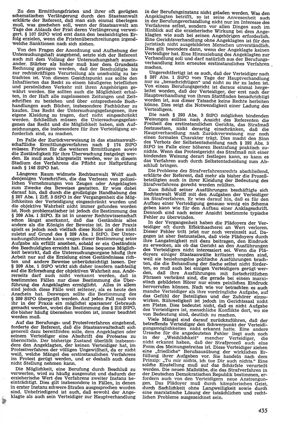 Neue Justiz (NJ), Zeitschrift für Recht und Rechtswissenschaft [Deutsche Demokratische Republik (DDR)], 10. Jahrgang 1956, Seite 435 (NJ DDR 1956, S. 435)