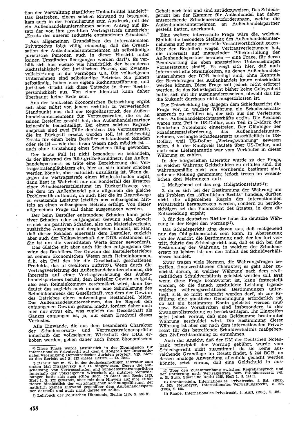 Neue Justiz (NJ), Zeitschrift für Recht und Rechtswissenschaft [Deutsche Demokratische Republik (DDR)], 10. Jahrgang 1956, Seite 438 (NJ DDR 1956, S. 438)