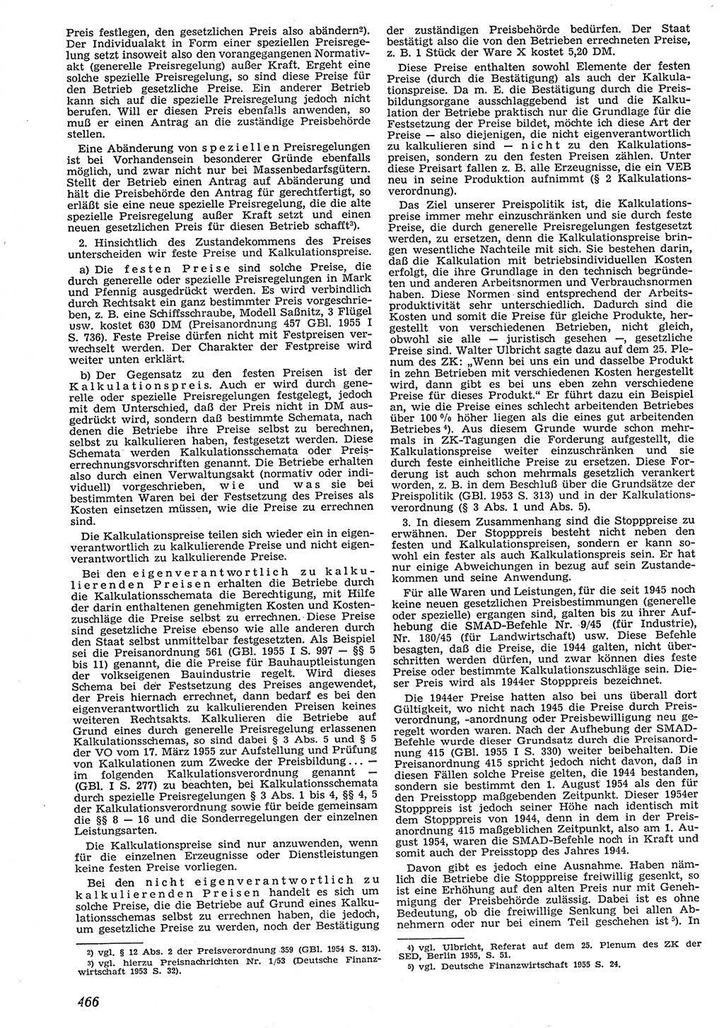 Neue Justiz (NJ), Zeitschrift für Recht und Rechtswissenschaft [Deutsche Demokratische Republik (DDR)], 10. Jahrgang 1956, Seite 466 (NJ DDR 1956, S. 466)