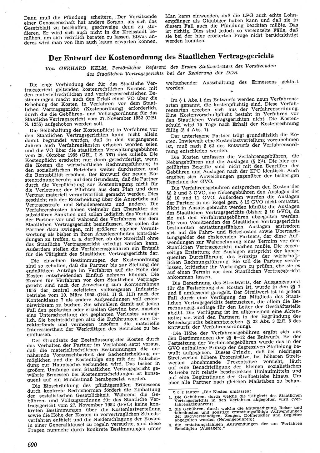 Neue Justiz (NJ), Zeitschrift für Recht und Rechtswissenschaft [Deutsche Demokratische Republik (DDR)], 10. Jahrgang 1956, Seite 690 (NJ DDR 1956, S. 690)