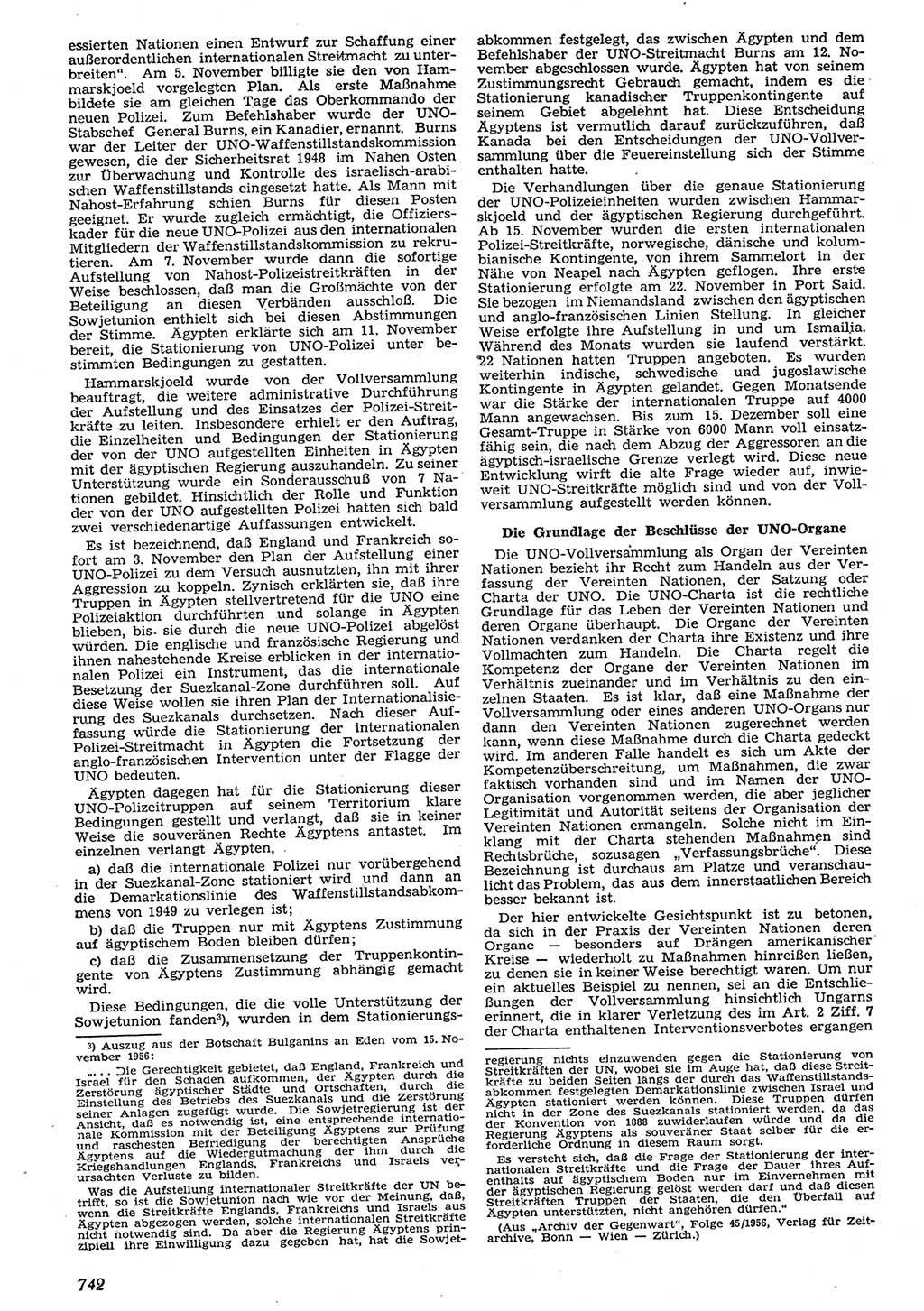Neue Justiz (NJ), Zeitschrift für Recht und Rechtswissenschaft [Deutsche Demokratische Republik (DDR)], 10. Jahrgang 1956, Seite 742 (NJ DDR 1956, S. 742)