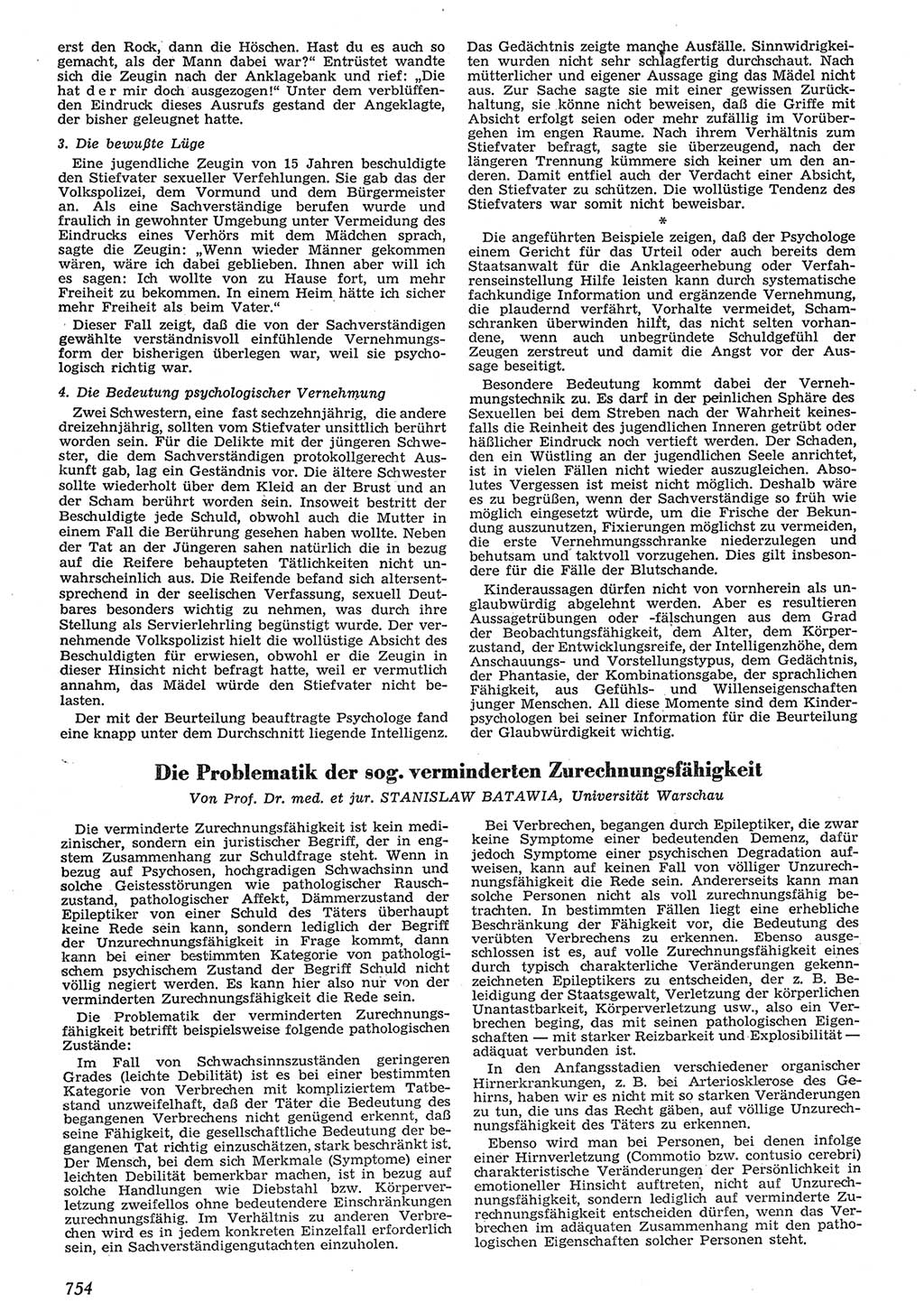 Neue Justiz (NJ), Zeitschrift für Recht und Rechtswissenschaft [Deutsche Demokratische Republik (DDR)], 10. Jahrgang 1956, Seite 754 (NJ DDR 1956, S. 754)