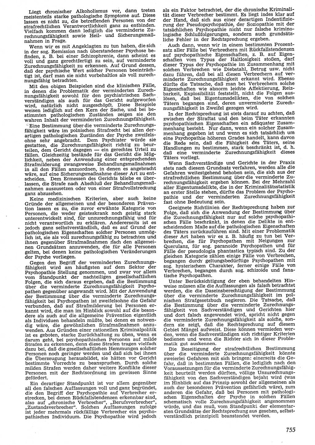 Neue Justiz (NJ), Zeitschrift für Recht und Rechtswissenschaft [Deutsche Demokratische Republik (DDR)], 10. Jahrgang 1956, Seite 755 (NJ DDR 1956, S. 755)