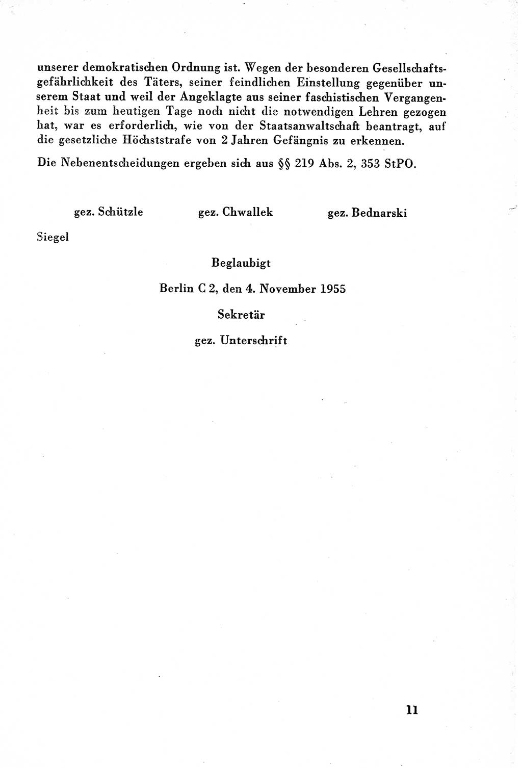 Dokumente des Unrechts, das SED-Regime [Deutsche Demokratische Republik (DDR)] in der Praxis, Bundesministerium für gesamtdeutsche Fragen (BMG) [Bundesrepublik Deutschland (BRD)] 1957, Seite 11 (Dok. UnR. SED-Reg. DDR BMG BRD 1957, S. 11)