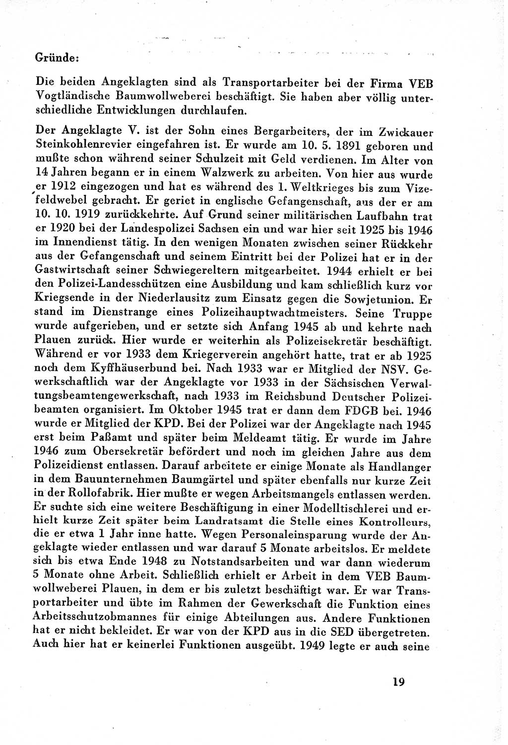 Dokumente des Unrechts, das SED-Regime [Deutsche Demokratische Republik (DDR)] in der Praxis, Bundesministerium für gesamtdeutsche Fragen (BMG) [Bundesrepublik Deutschland (BRD)] 1957, Seite 19 (Dok. UnR. SED-Reg. DDR BMG BRD 1957, S. 19)