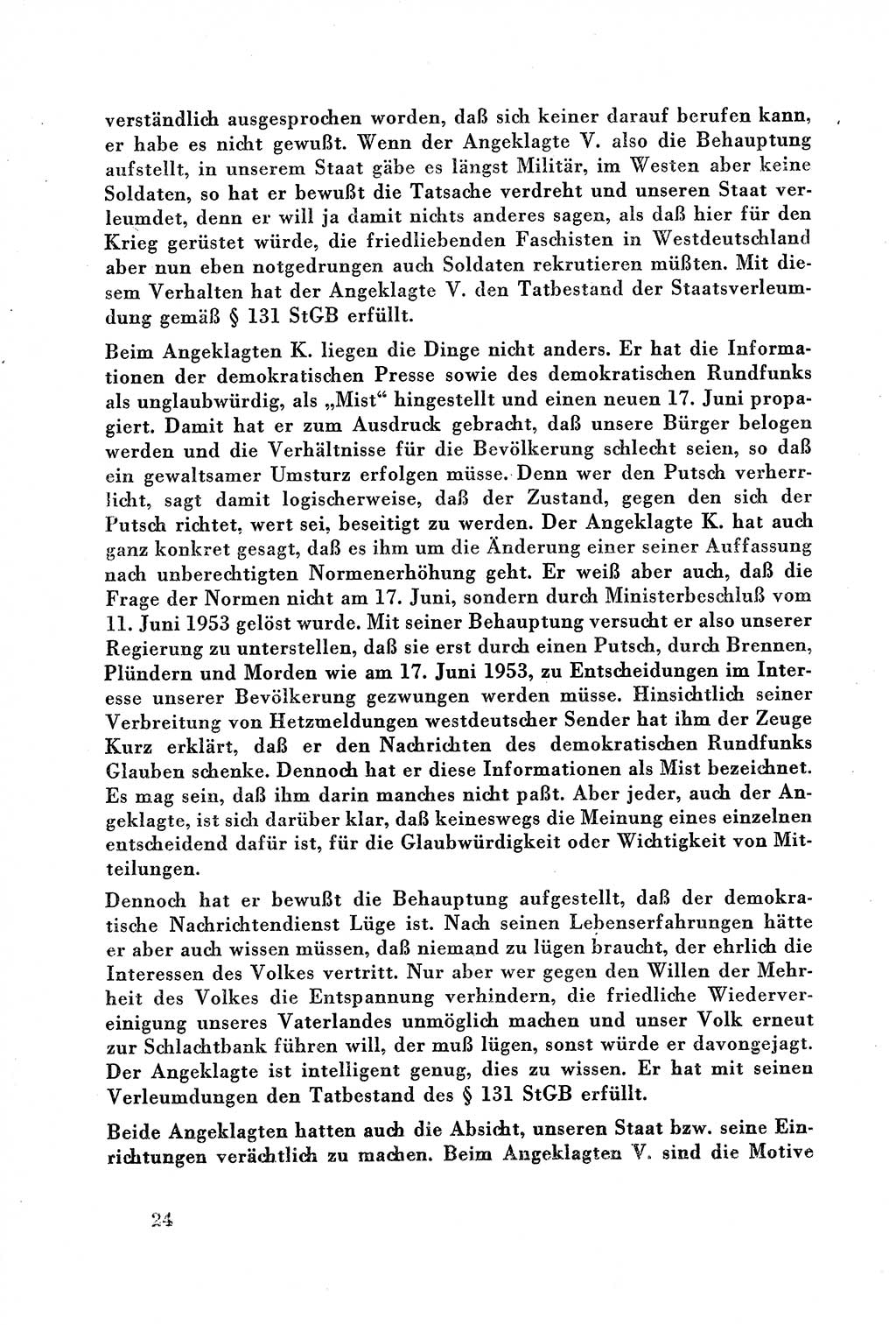 Dokumente des Unrechts, das SED-Regime [Deutsche Demokratische Republik (DDR)] in der Praxis, Bundesministerium für gesamtdeutsche Fragen (BMG) [Bundesrepublik Deutschland (BRD)] 1957, Seite 24 (Dok. UnR. SED-Reg. DDR BMG BRD 1957, S. 24)