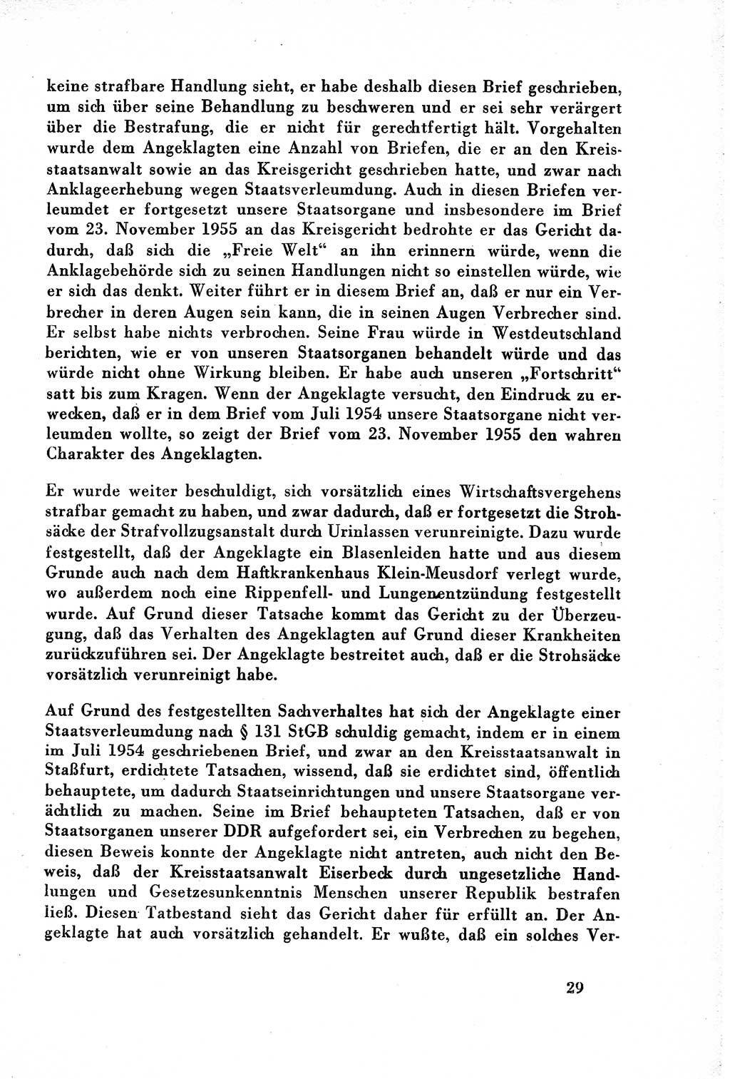 Dokumente des Unrechts, das SED-Regime [Deutsche Demokratische Republik (DDR)] in der Praxis, Bundesministerium für gesamtdeutsche Fragen (BMG) [Bundesrepublik Deutschland (BRD)] 1957, Seite 29 (Dok. UnR. SED-Reg. DDR BMG BRD 1957, S. 29)