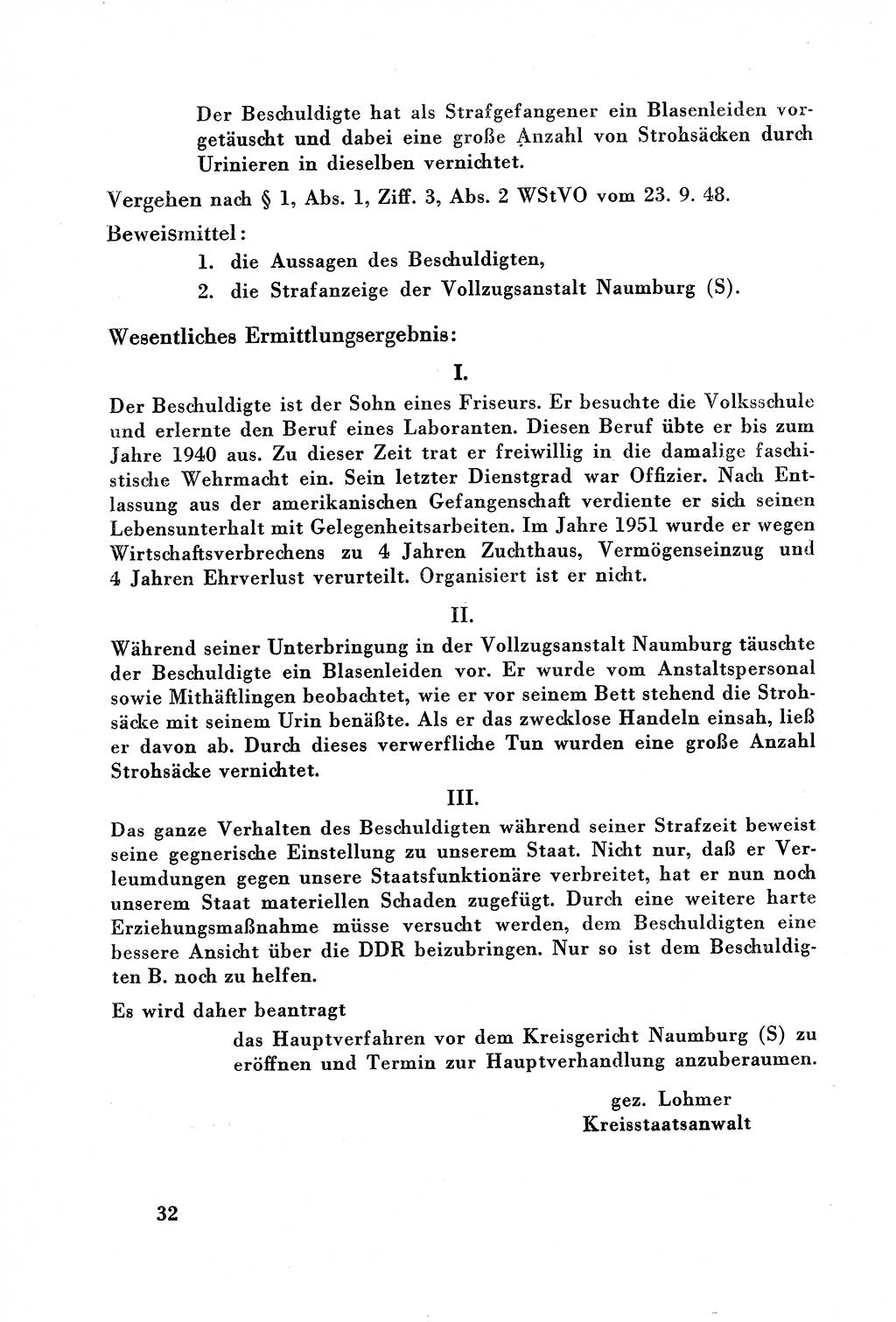 Dokumente des Unrechts, das SED-Regime [Deutsche Demokratische Republik (DDR)] in der Praxis, Bundesministerium für gesamtdeutsche Fragen (BMG) [Bundesrepublik Deutschland (BRD)] 1957, Seite 32 (Dok. UnR. SED-Reg. DDR BMG BRD 1957, S. 32)