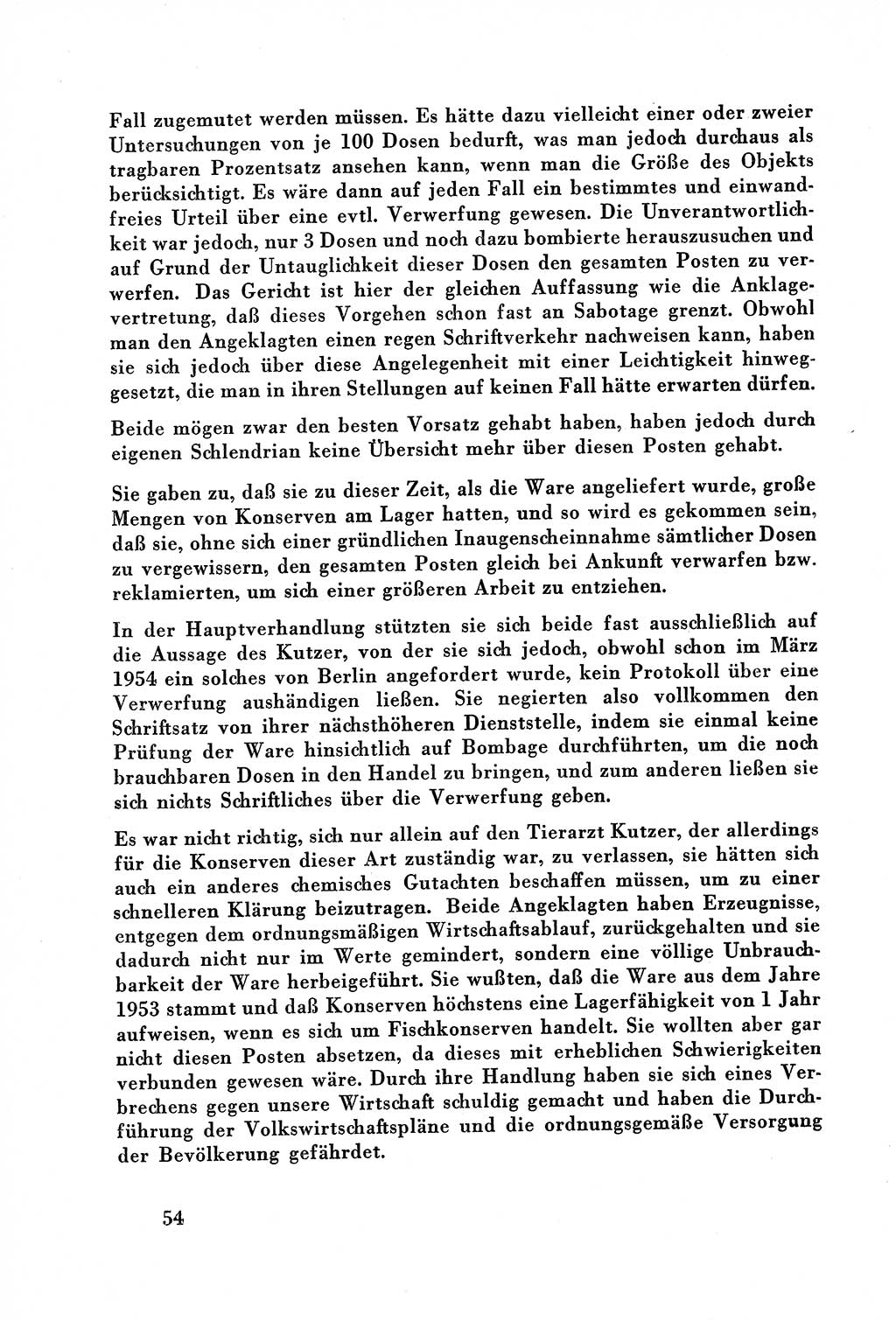 Dokumente des Unrechts, das SED-Regime [Deutsche Demokratische Republik (DDR)] in der Praxis, Bundesministerium für gesamtdeutsche Fragen (BMG) [Bundesrepublik Deutschland (BRD)] 1957, Seite 54 (Dok. UnR. SED-Reg. DDR BMG BRD 1957, S. 54)