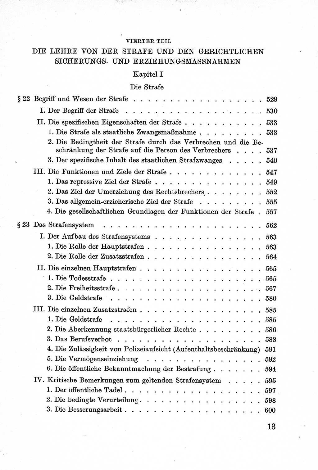 Lehrbuch des Strafrechts der Deutschen Demokratischen Republik (DDR), Allgemeiner Teil 1957, Seite 13 (Lb. Strafr. DDR AT 1957, S. 13)